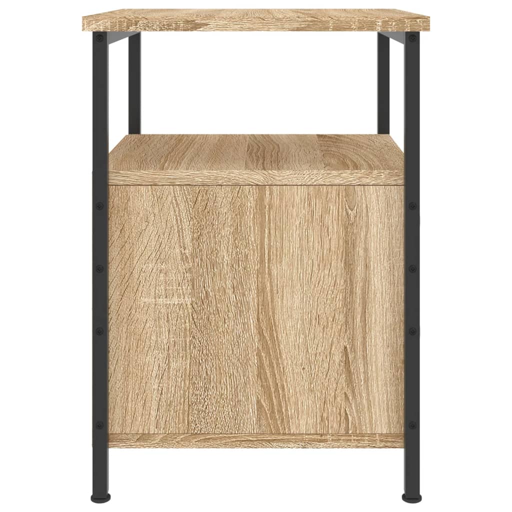 vidaXL Nočný stolík dub sonoma 34x35,5x50 cm kompozitné drevo