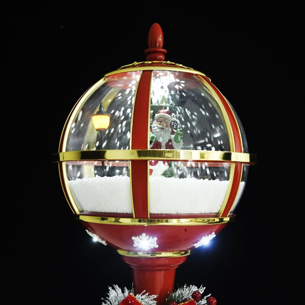vidaXL Vianočná pouličná lampa so Santom 175 cm LED