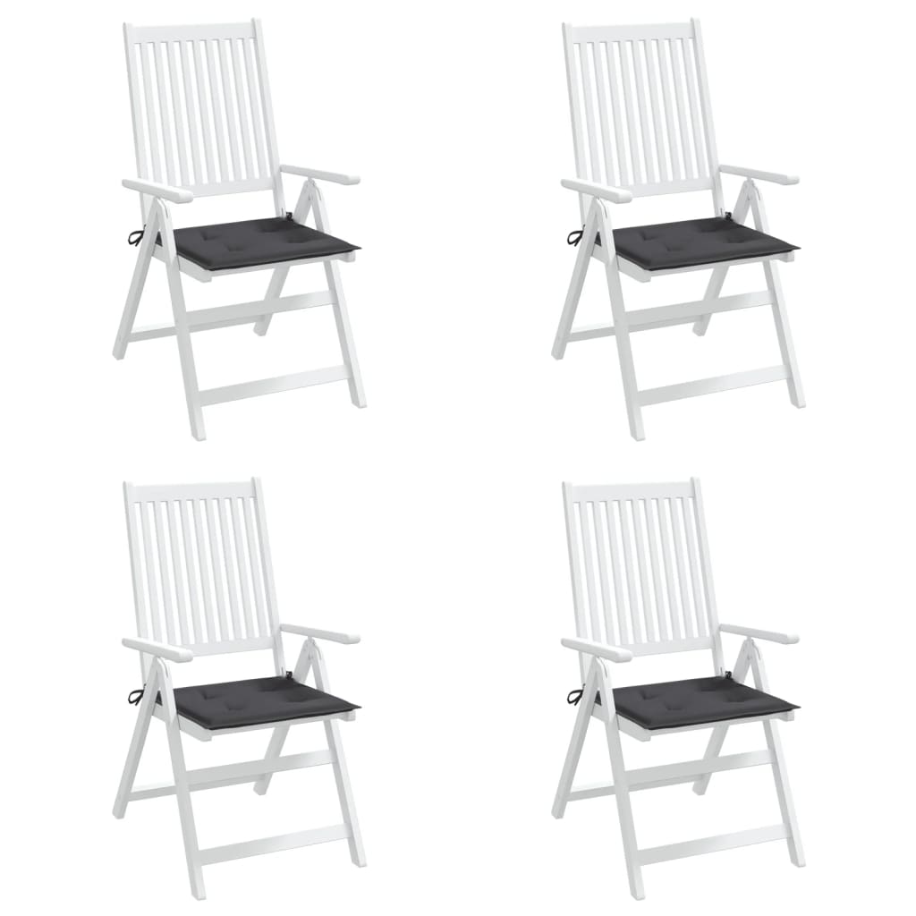 vidaXL Podložky na záhradné stoličky 4 ks 50x50x3 cm, oxfordská látka