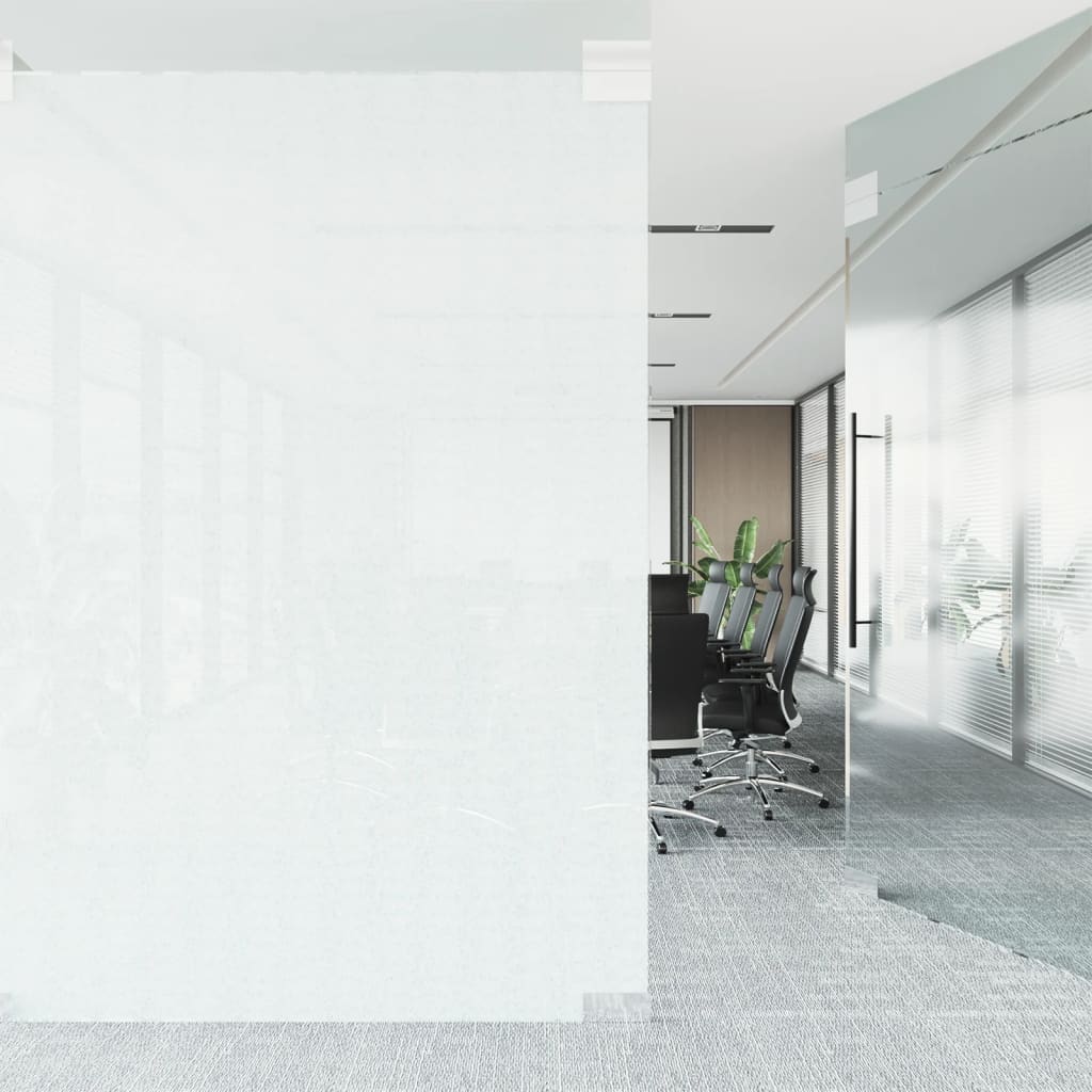 vidaXL Okenná fólia matná transparentná 45x1000 cm PVC