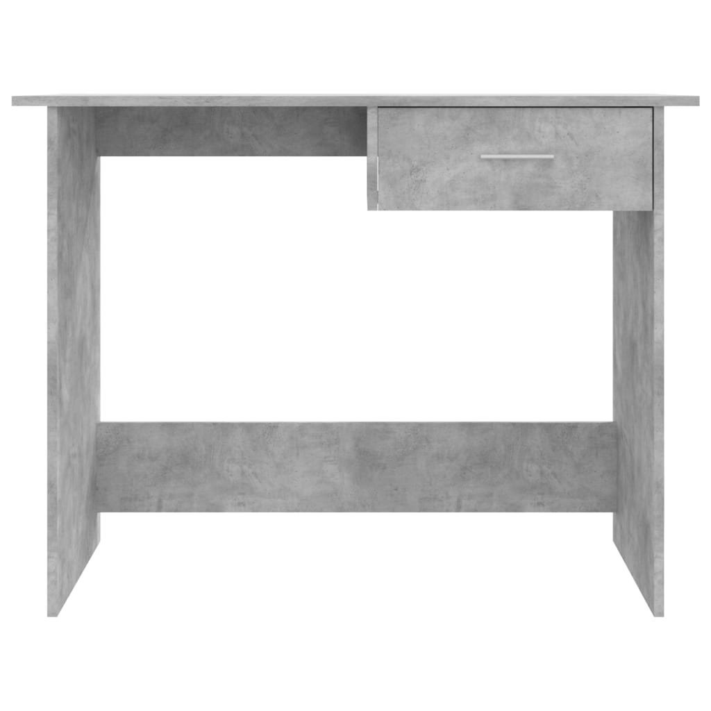 vidaXL Stôl betónovo-sivý 100x50x76 cm drevotrieska