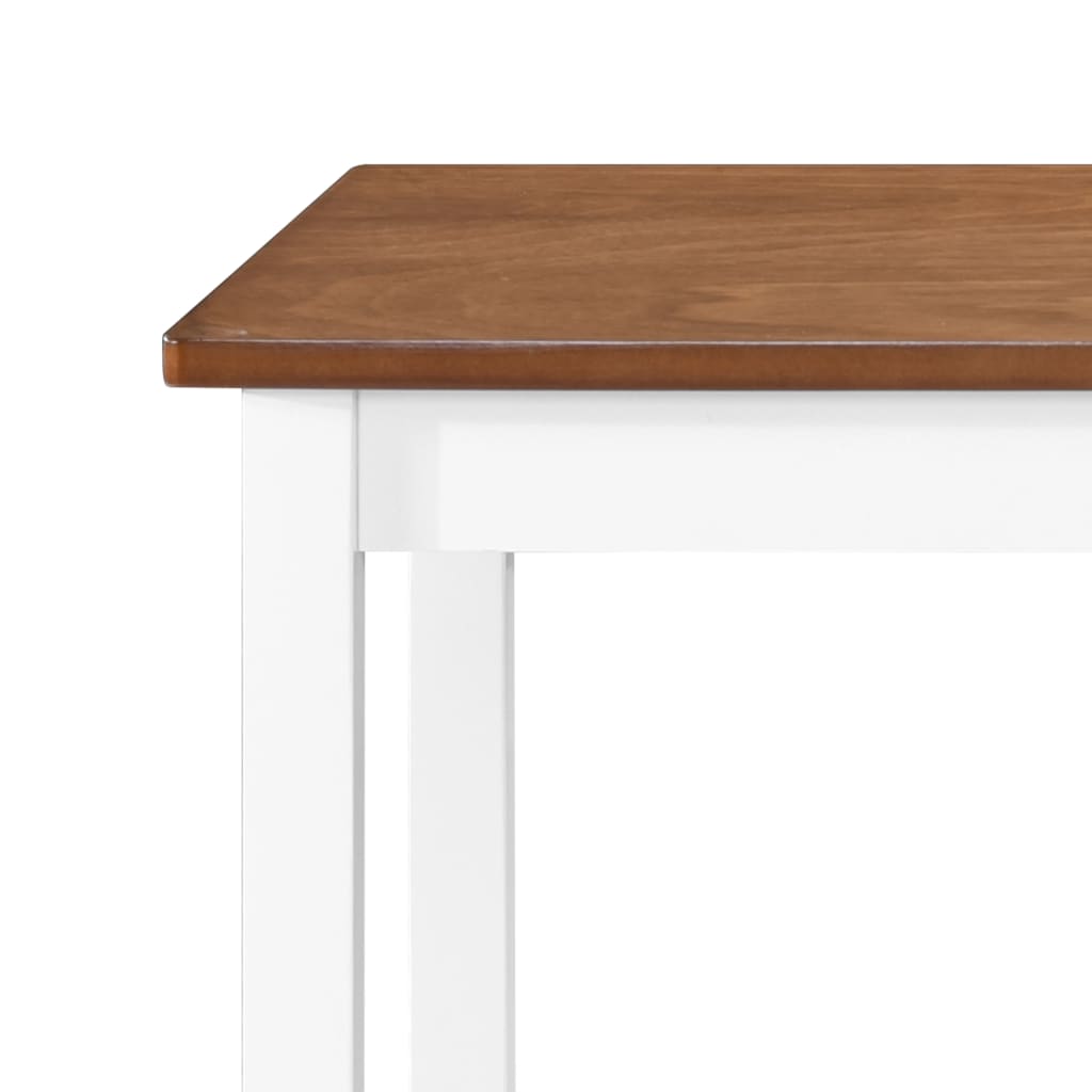vidaXL Barový stôl z masívneho dreva, 108x60x91 cm