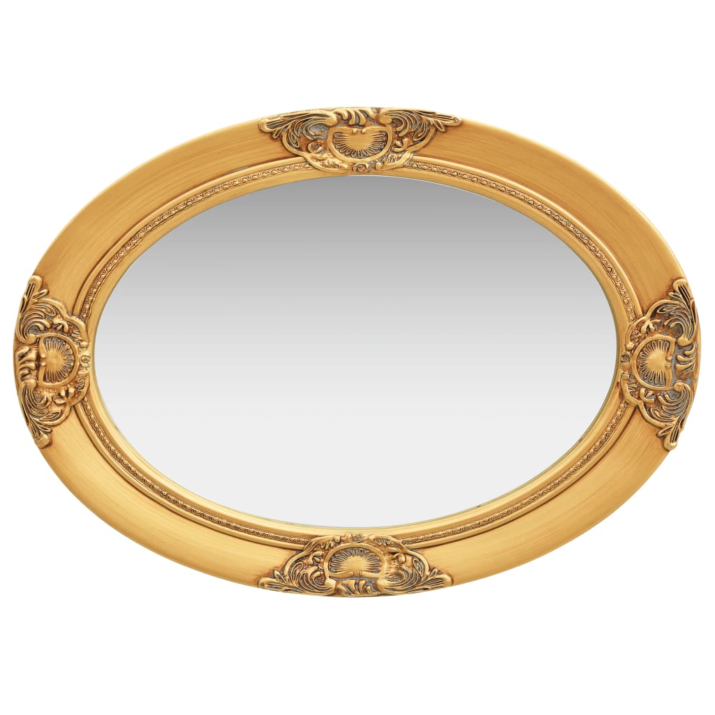 vidaXL Nástenné zrkadlo v barokovom štýle 50x70 cm zlaté