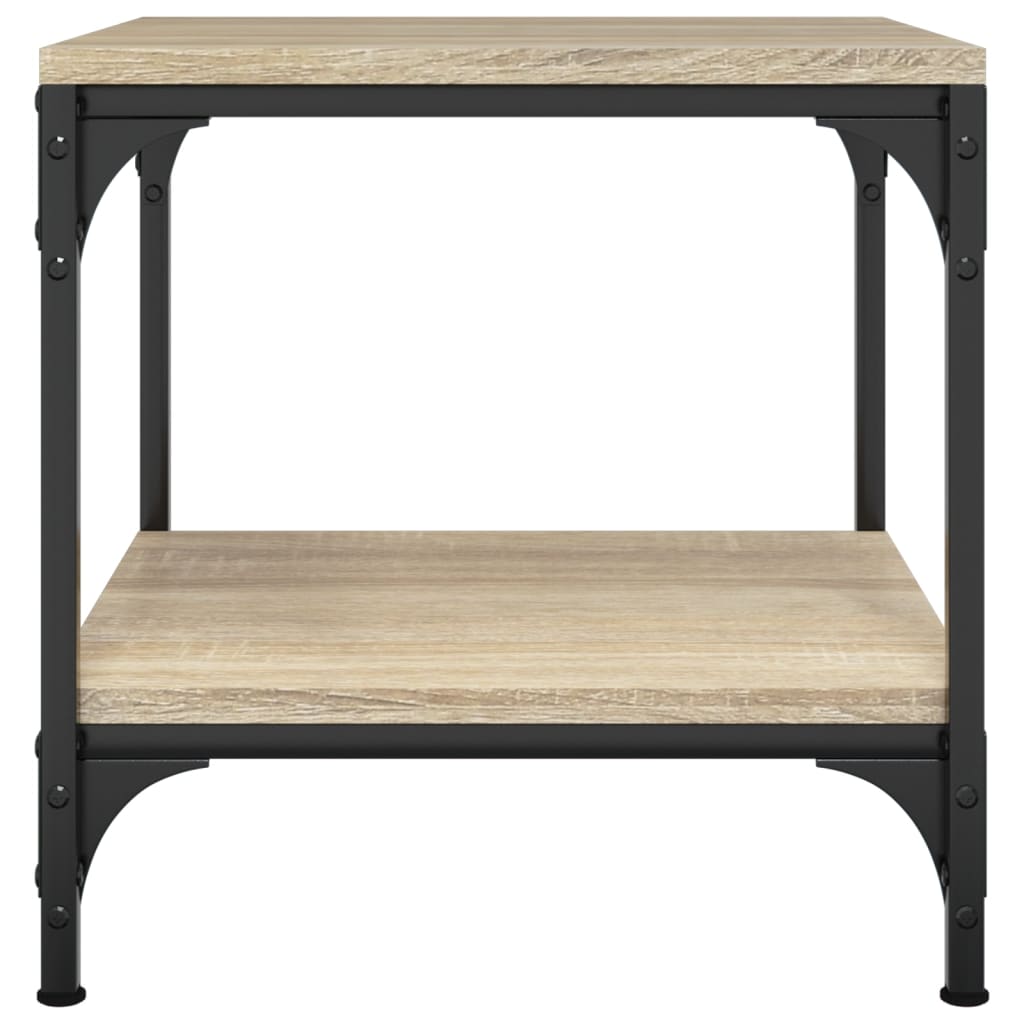 vidaXL Konferenčný stolík dub sonoma 50x50x40 cm spracované drevo