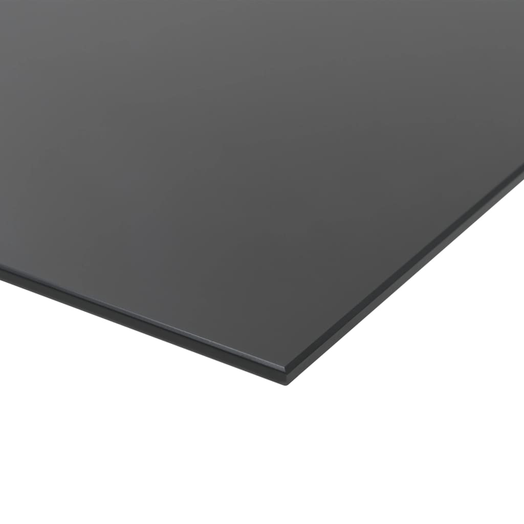 vidaXL Nástenná magnetická tabuľa, čierna, sklenená 100x60 cm