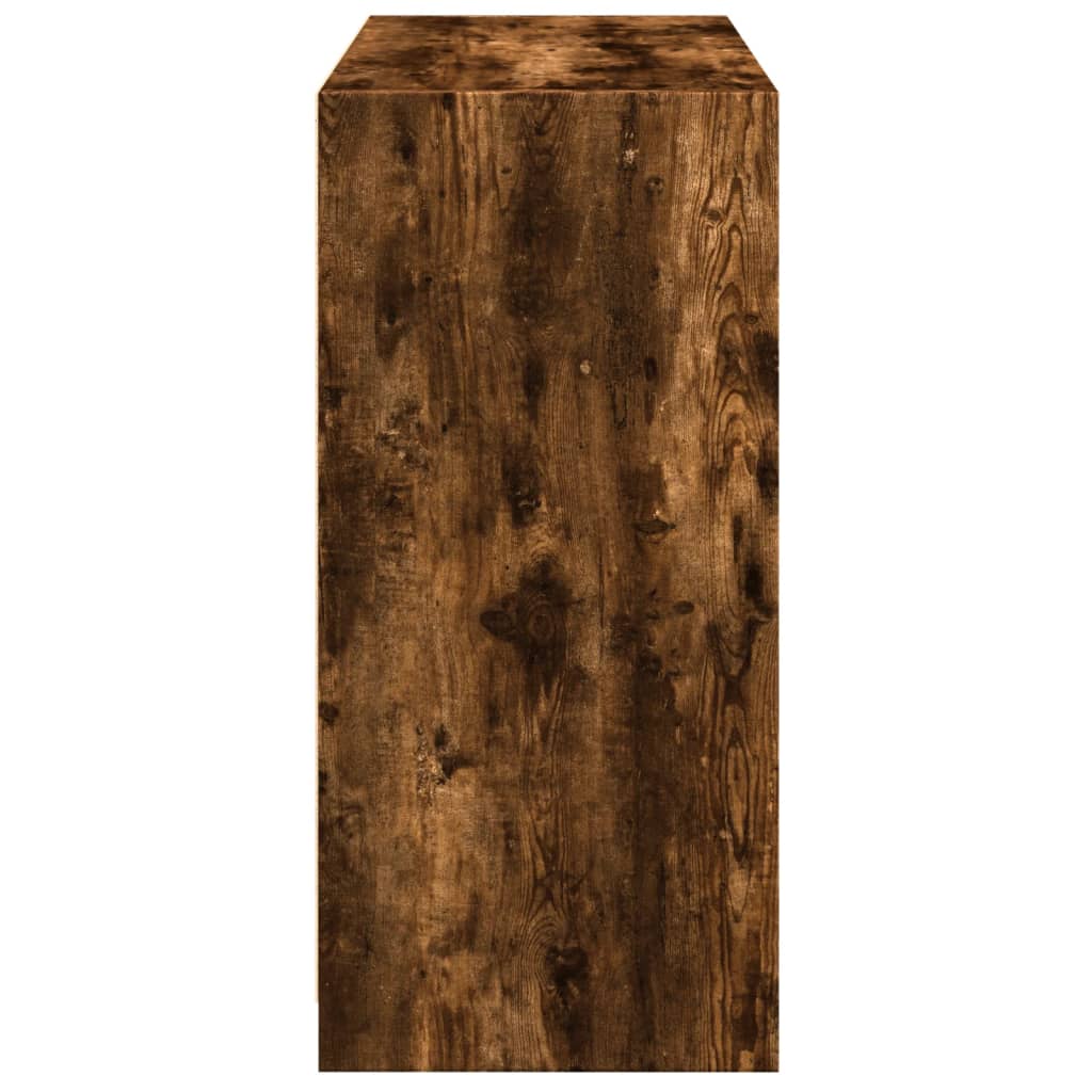 vidaXL Šatník dymový dub 77x48x102 cm kompozitné drevo