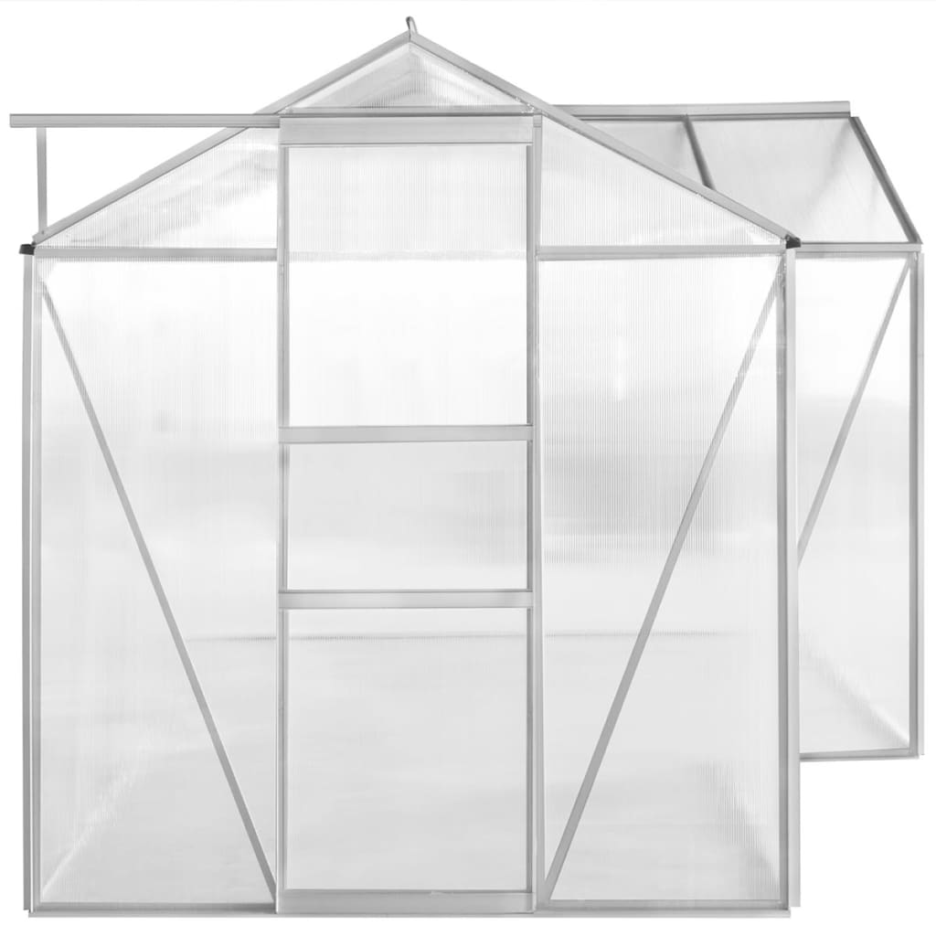 Hliníkový skleník s 1 časťou s dutým panelom