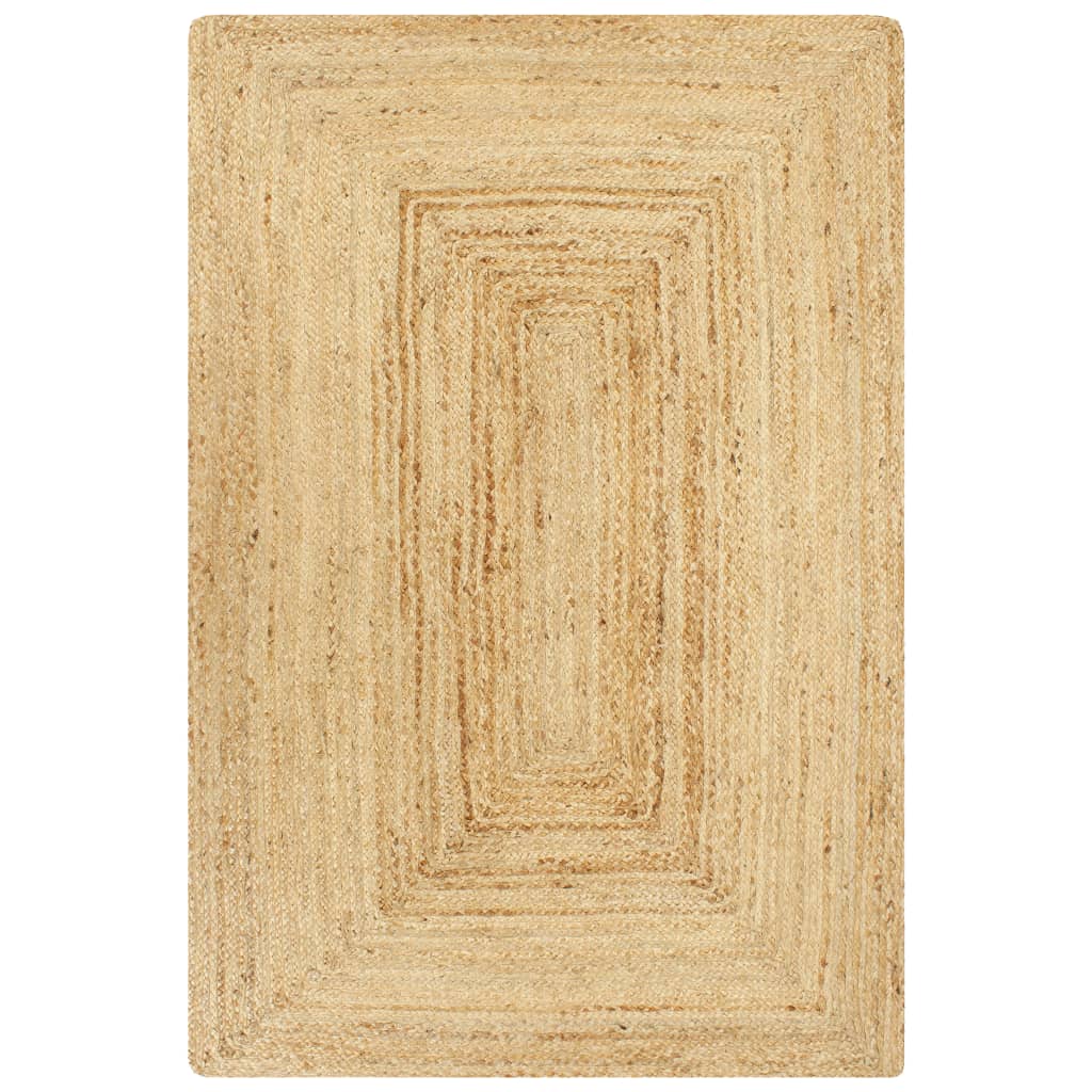 vidaXL Ručne vyrobený jutový koberec prírodný 160x230 cm