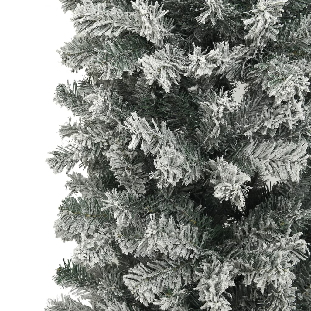 vidaXL Oblúkový vianočný stromček so snehom 240 cm