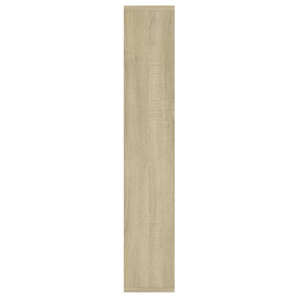 vidaXL Nástenná polica, dub sonoma 36x16x90 cm, kompozitné drevo