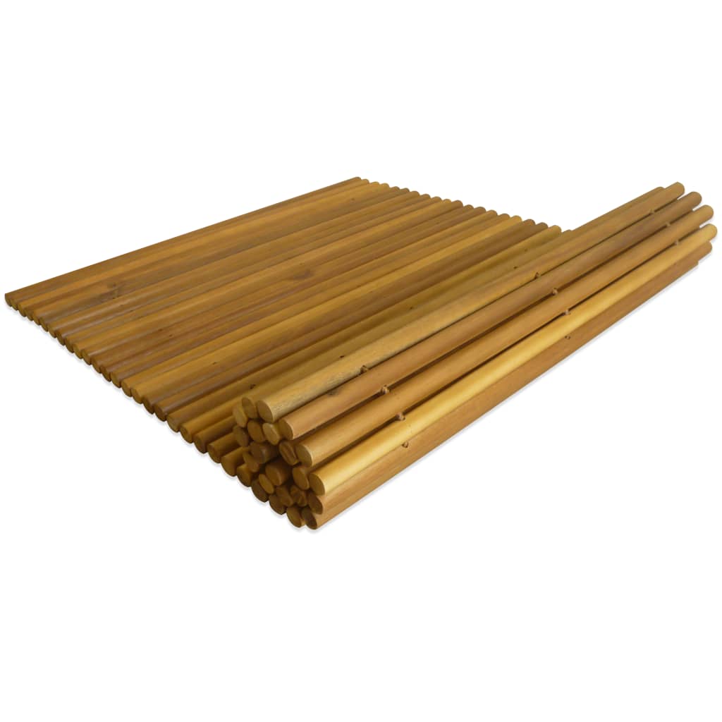 vidaXL Kúpeľňová predložka, akáciové drevo, 80x50 cm