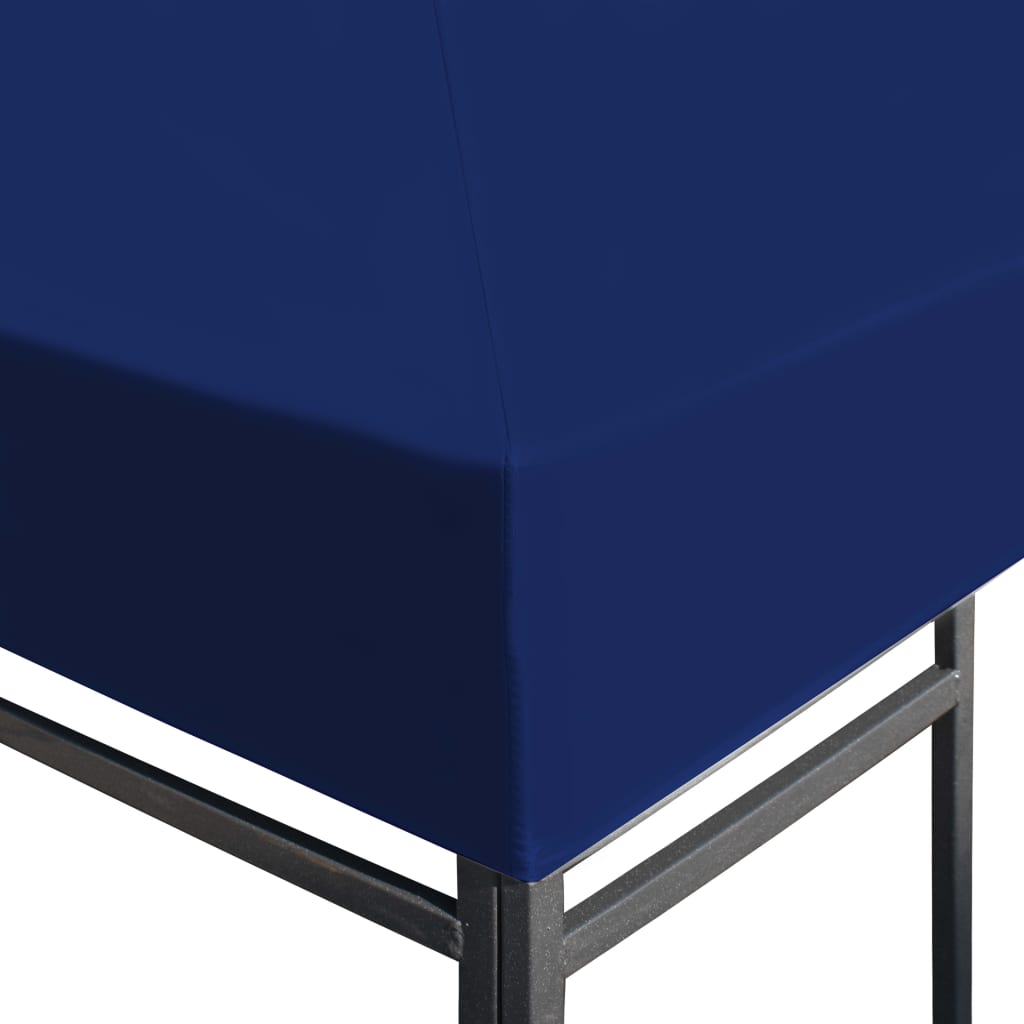vidaXL Strieška na altánok 310 g/m² 4x3 m modrá
