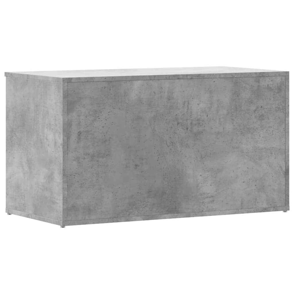 vidaXL Úložná truhlica, betónovo sivá 84x42x46 cm, kompozitné drevo