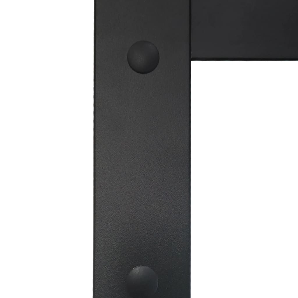 vidaXL Posuvné dvere hliník a ESG sklo s príslušenstvom 76x205 cm