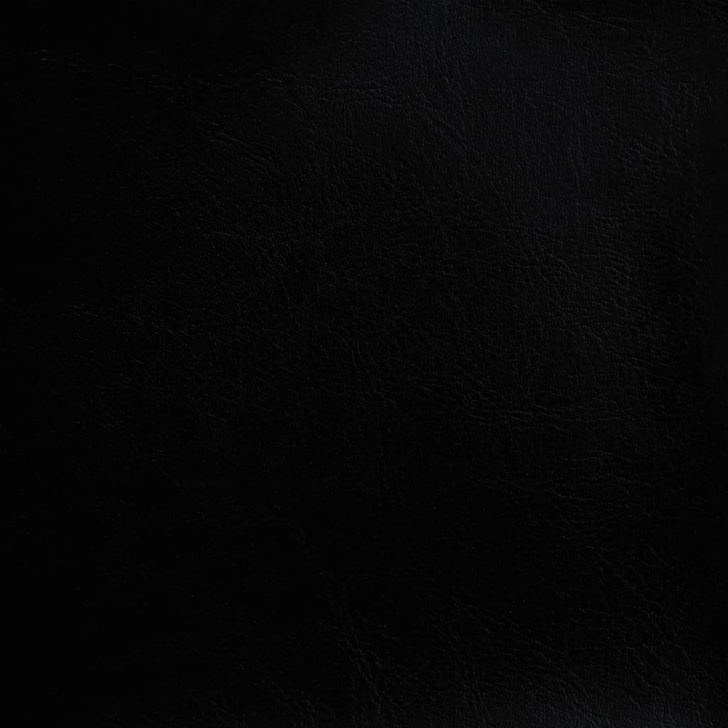 vidaXL Klubové kreslo s podnožkou čierne umelá koža