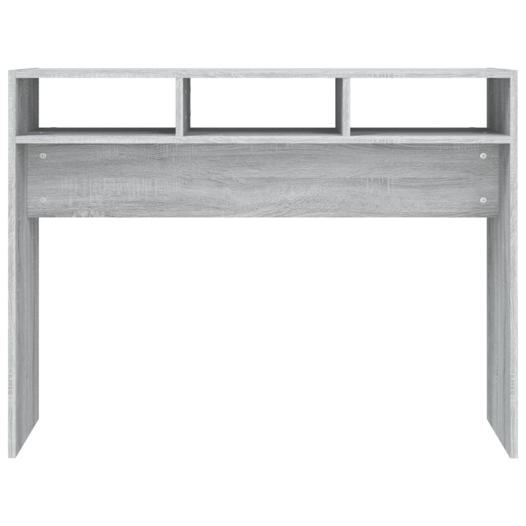 vidaXL Konzolový stolík sivý dub sonoma 105x30x80 cm spracované drevo