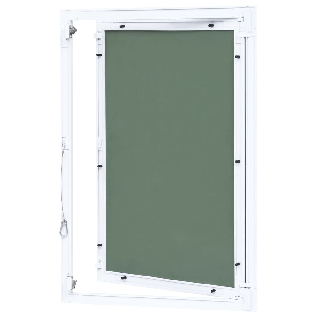 vidaXL Prístupový panel s hliníkovým rámom a sadrokartónom 300x600 mm