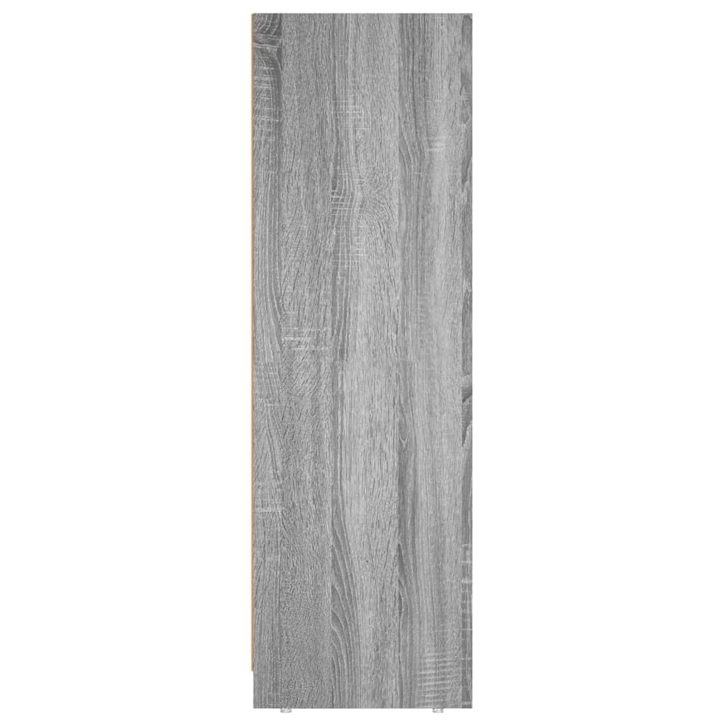 vidaXL Kúpeľňová skrinka sivý dub sonoma 30x30x95 cm spracované drevo