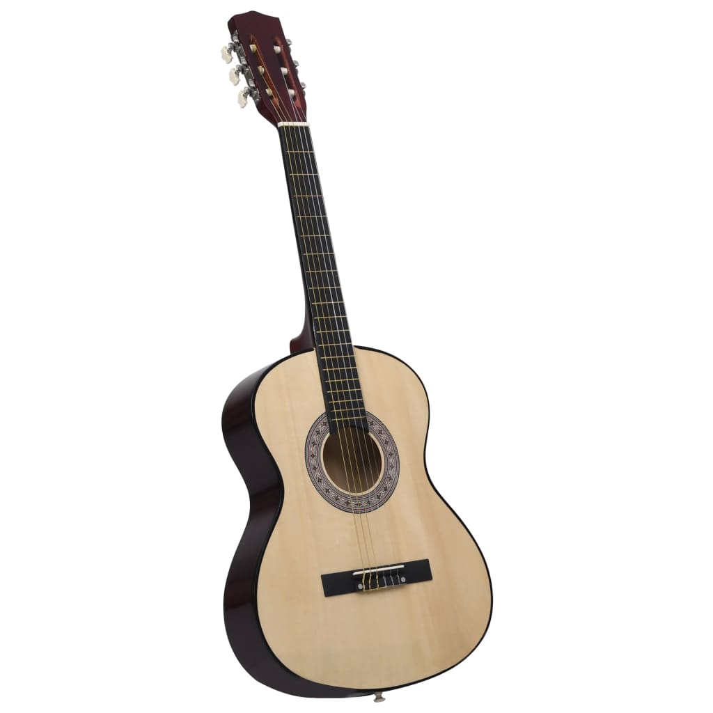 vidaXL Klasická gitara pre začiatočníkov 4/4 39" lipové drevo