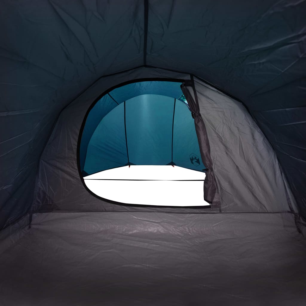 vidaXL Kempingový stan tunelový 4 osoby modrý vodeodolný