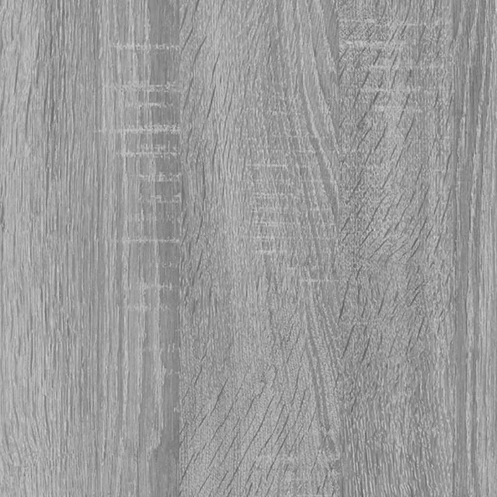 vidaXL Botník Sivý dub sonoma 63x24x81 cm spracované drevo