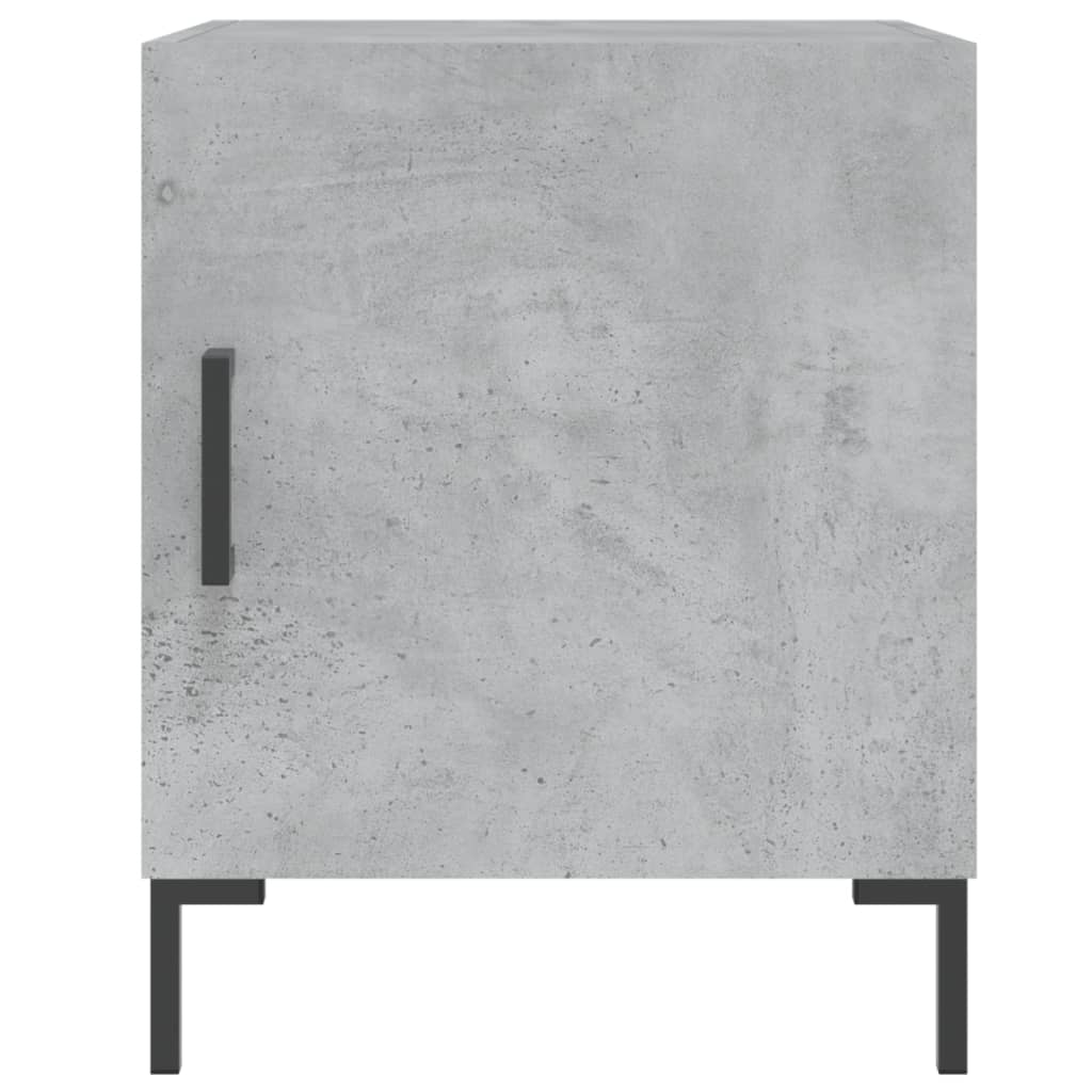 vidaXL Nočný stolík betónovo sivý 40x40x50 cm kompozitné drevo
