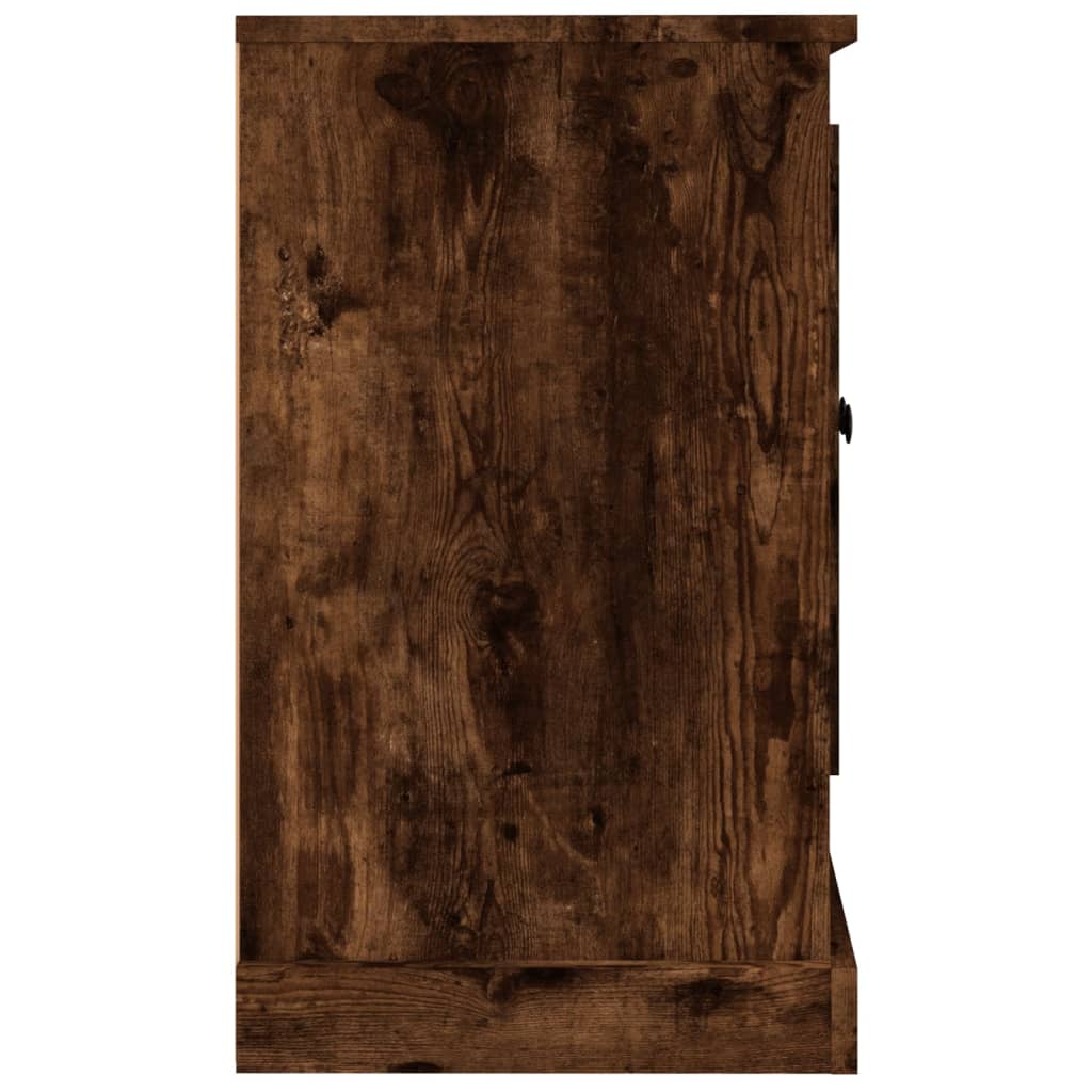 vidaXL Komoda dymový dub 100x35,5x60 cm spracované drevo
