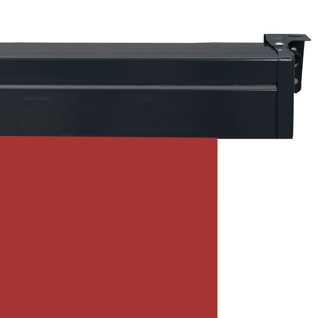 vidaXL Bočná markíza na balkón 60x250 cm, červená