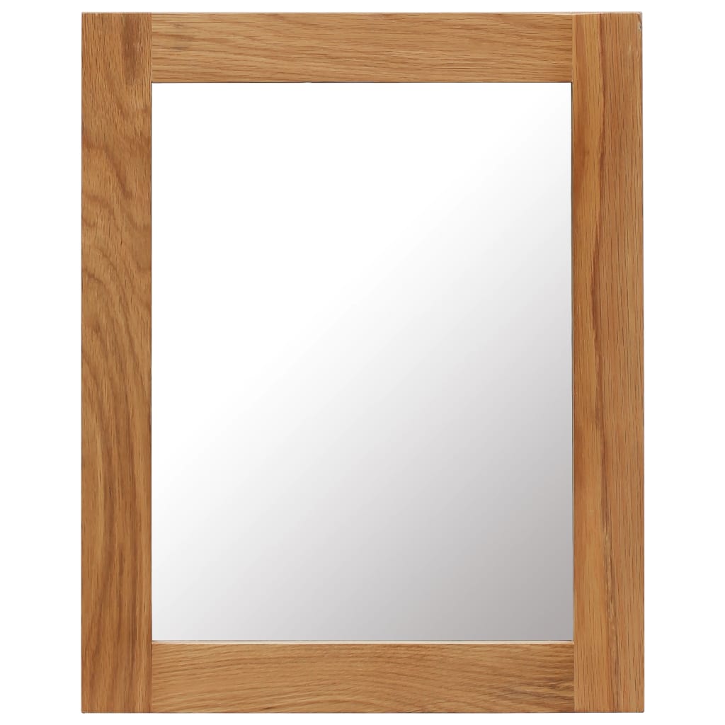 vidaXL Zrkadlo 40x50 cm, dubový masív