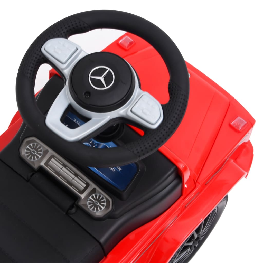 vidaXL Odrážacie auto Mercedes-Benz G63 červené