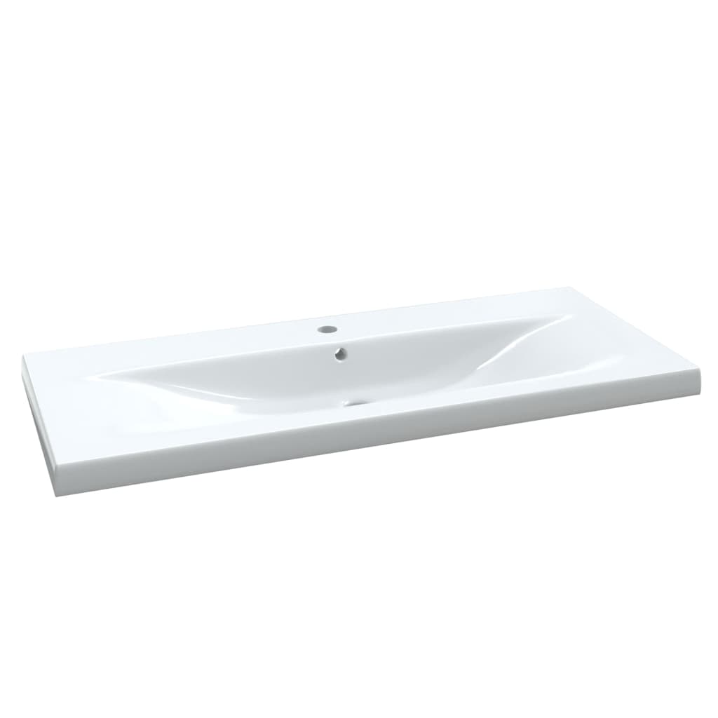 vidaXL 3-dielna súprava kúpeľňového nábytku lesklá biela