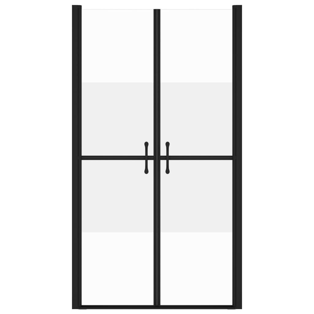 vidaXL Sprchové dvere polo-mliečne ESG (68-71)x190 cm