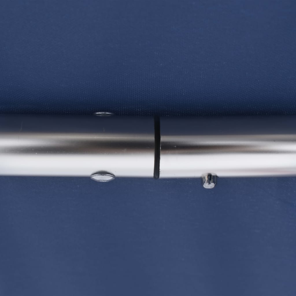 vidaXL Strieška Bimini s 3 oblúkmi, modrá 183x196x137 cm