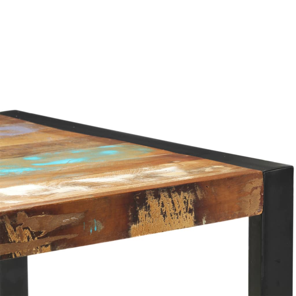 vidaXL Barový stolík 110x60x110 cm masívne recyklované drevo