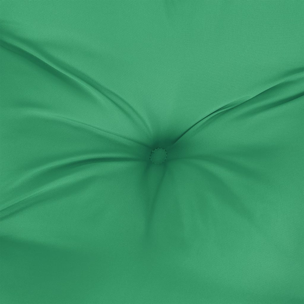 vidaXL Podložka na záhradnú lavičku, zelená 150x50x7 cm, látka