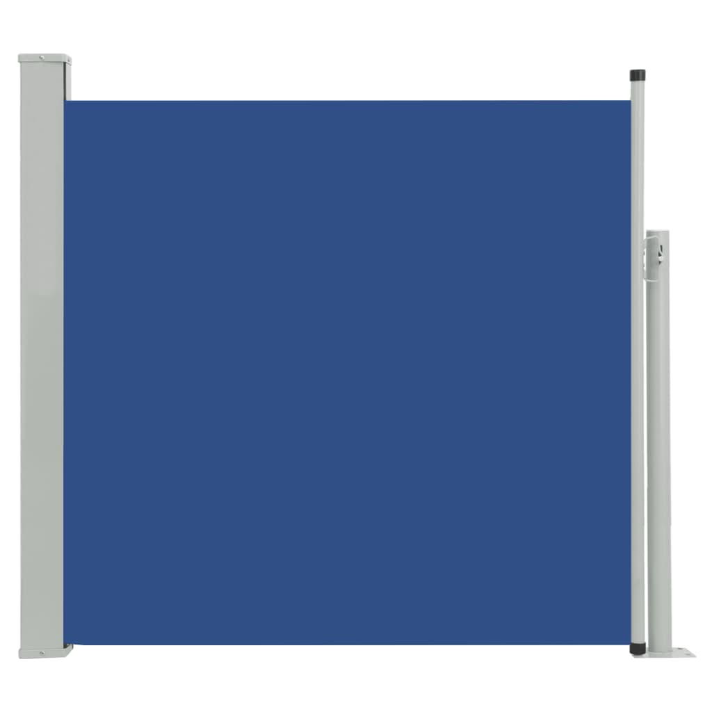 vidaXL Zaťahovacia bočná markíza na terasu 170x300 cm, modrá