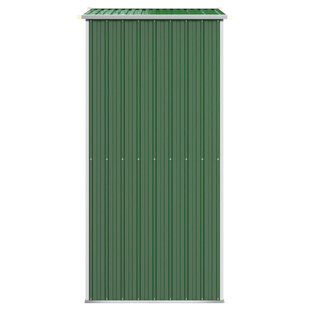 vidaXL Záhradná kôlňa zelená 192x108x223 cm pozinkovaná oceľ