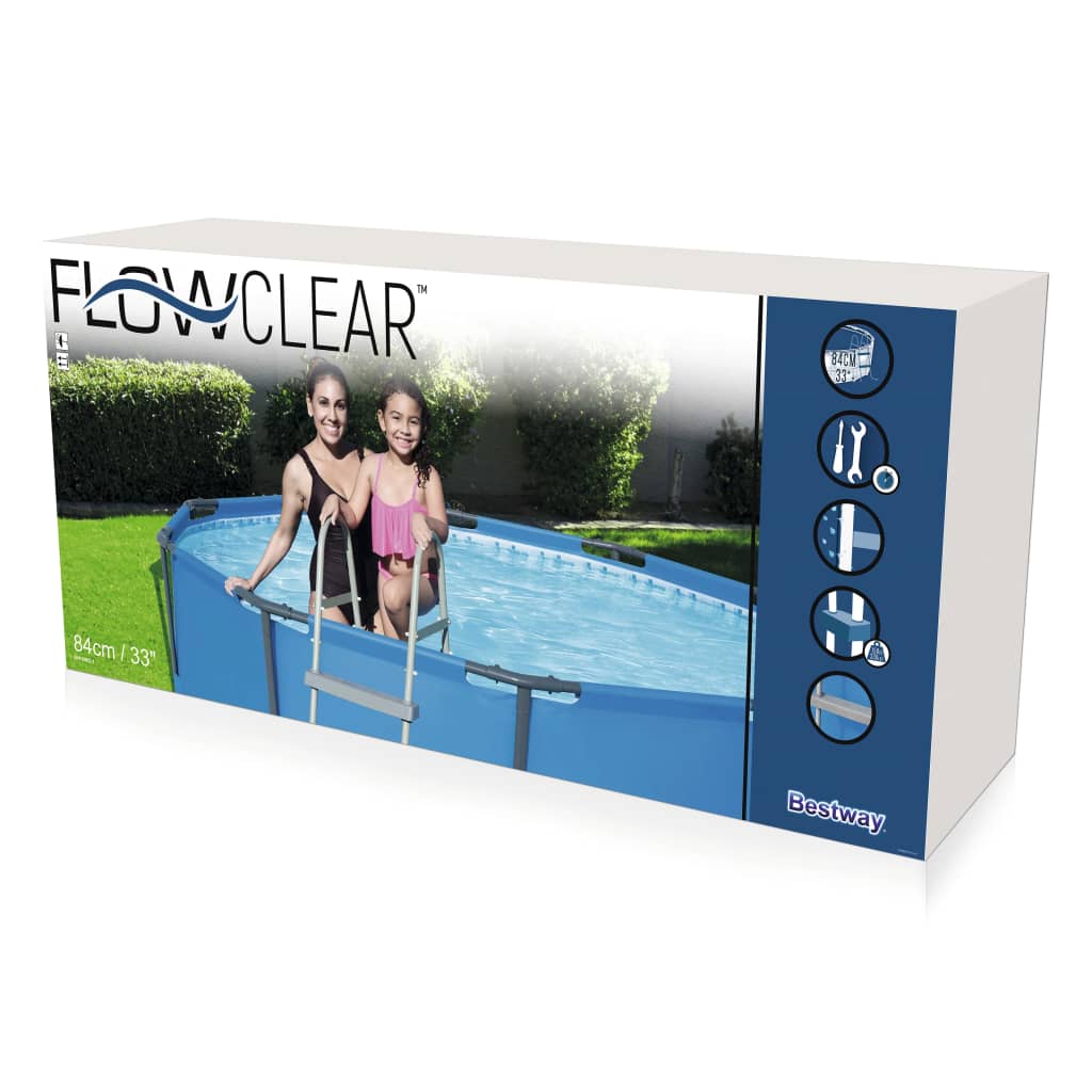 Bestway 2-stupňový bazénový rebrík Flowclear 84 cm 58430