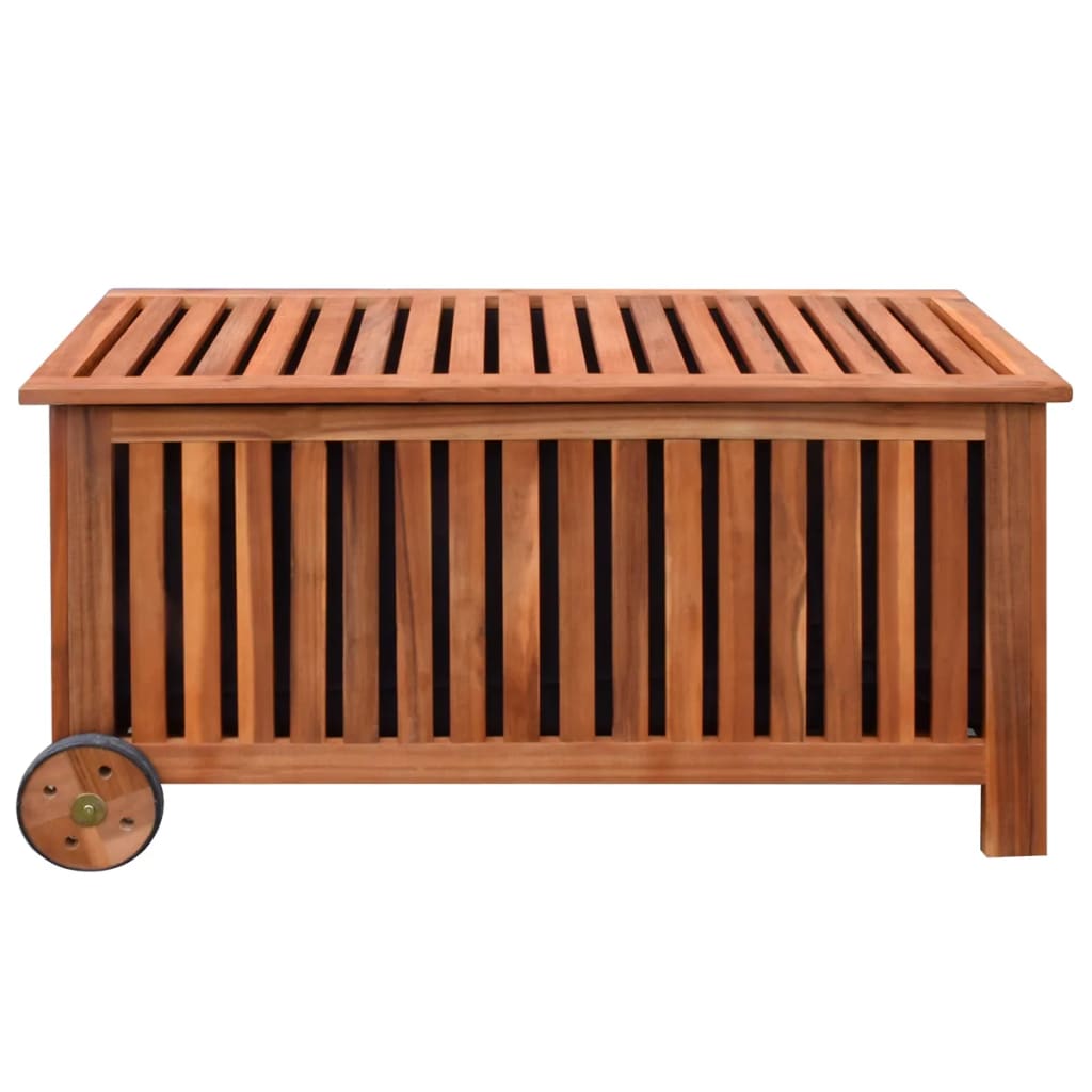 vidaXL Záhradný úložný box 118x52x58 cm, drevo
