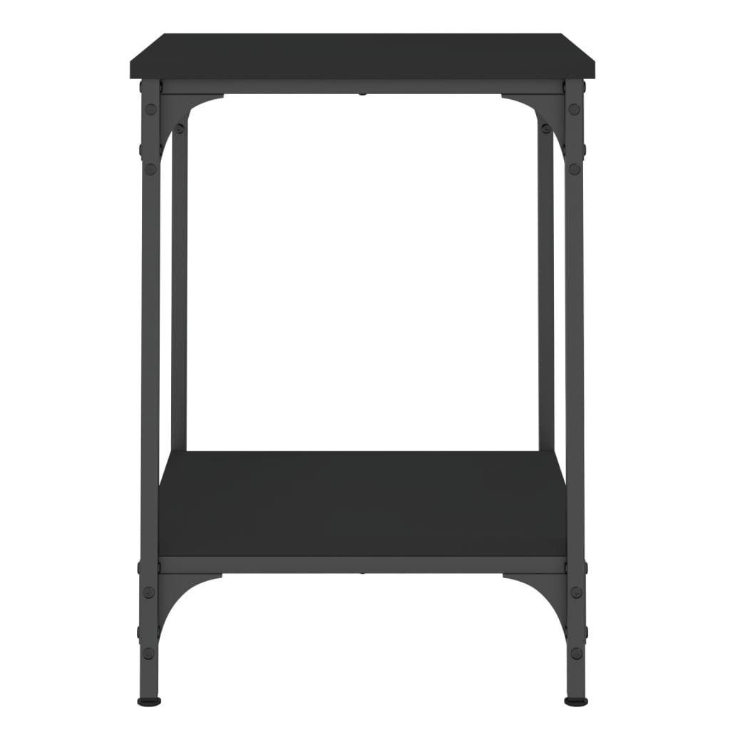 vidaXL Konferenčný stolík čierny 40x40x55 cm kompozitné drevo