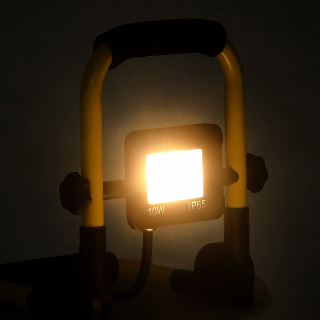 vidaXL LED reflektor s rukoväťou 10 W