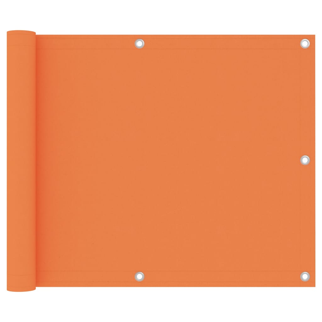 vidaXL Balkónová markíza, oranžová 75x400 cm, oxfordská látka