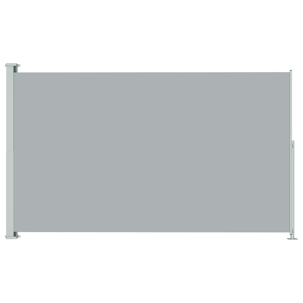 vidaXL Zaťahovacia bočná markíza na terasu 180x300 cm sivá