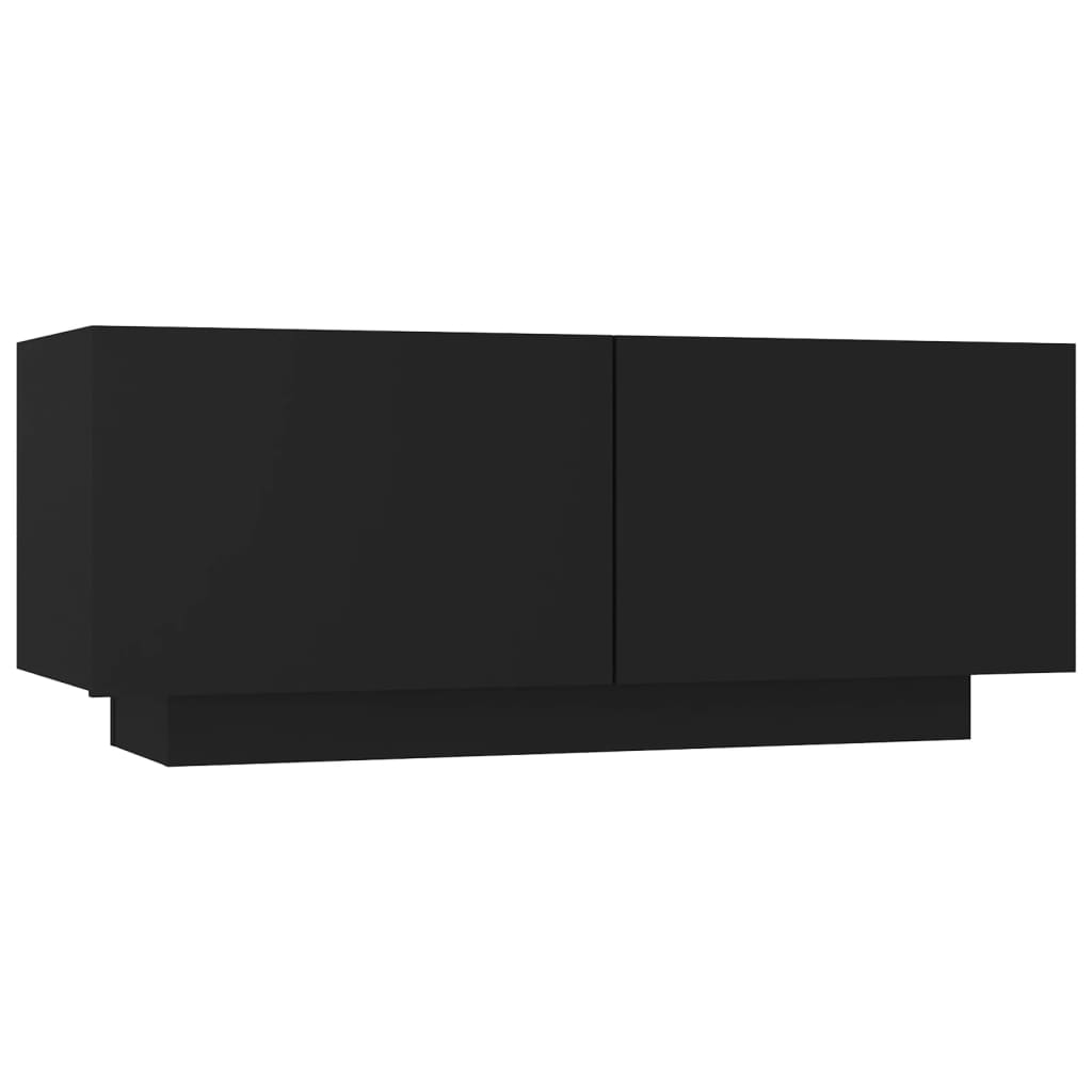 vidaXL TV skrinka čierna 100x35x40 cm drevotrieska