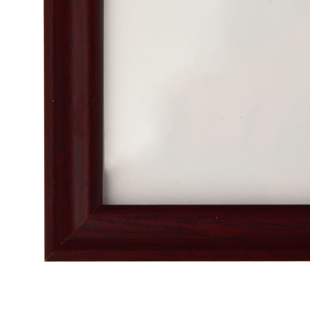 vidaXL Fotorámiky na stenu alebo stôl 5 ks tmavočervené 42x59,7 cm