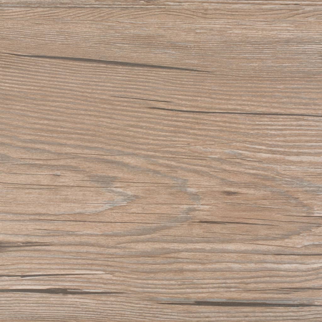 vidaXL Samolepiace podlahové dosky z PVC 5,21 m² 2 mm hnedý dub