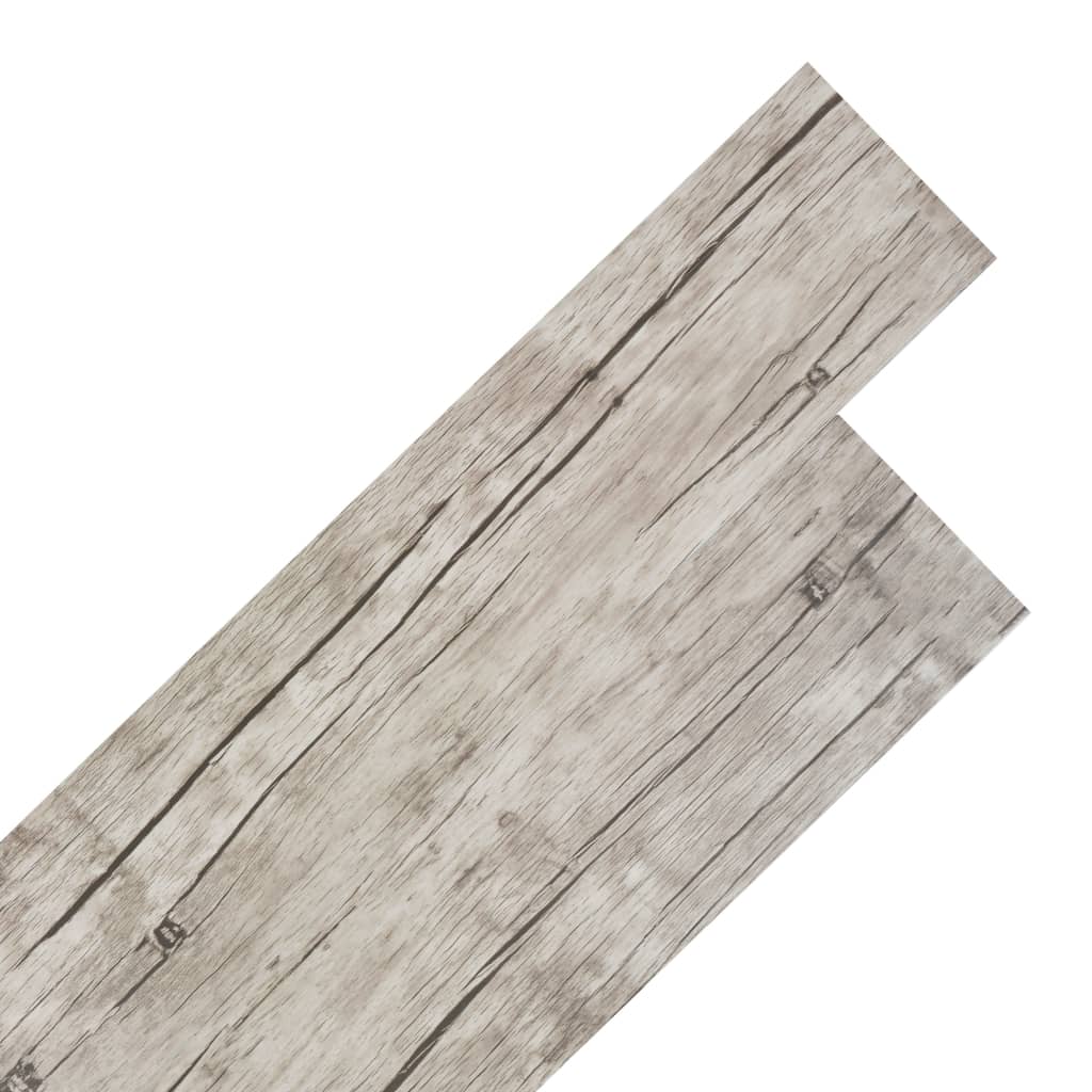 vidaXL Samolepiace podlahové dosky z PVC 5,02 m², 2 mm, vyblednutý dub