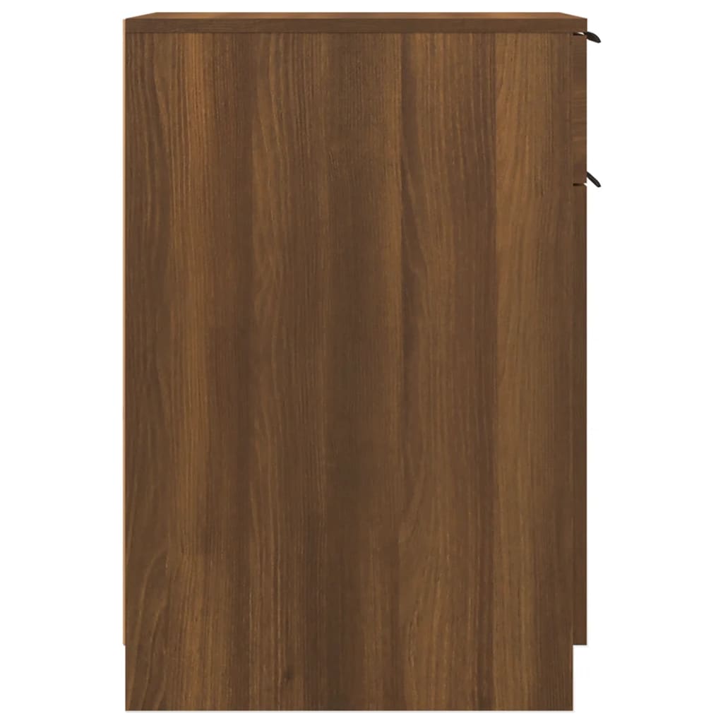 vidaXL Kancelárska skrinka hnedý dub 33,5x50x75 cm spracované drevo