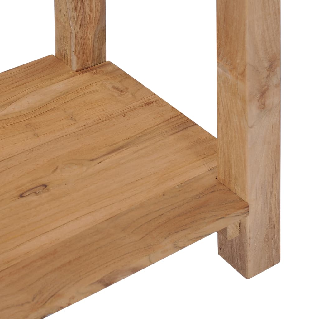 vidaXL Príručný stolík 120x35x75 cm masívne teakové drevo