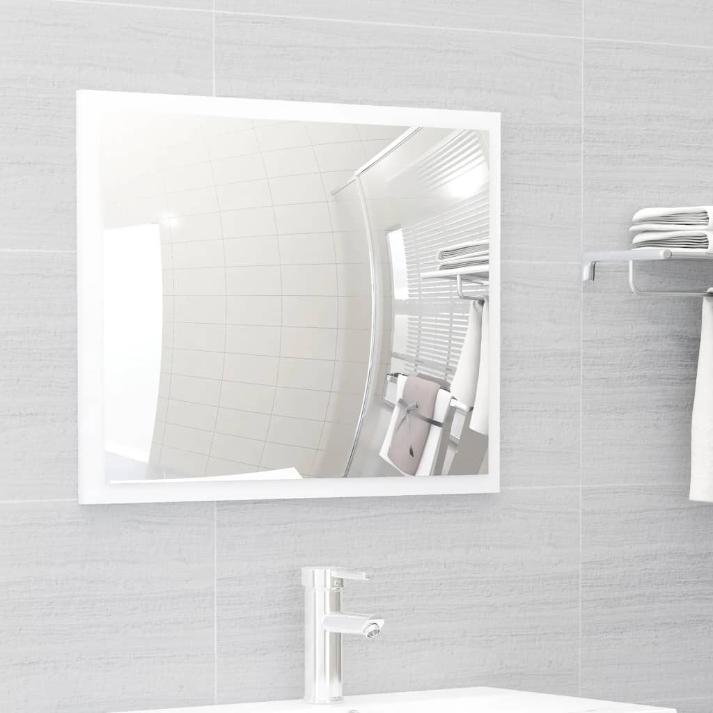 vidaXL Súprava kúpeľňového nábytku biela drevotrieska